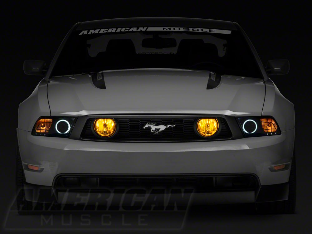 Raxiom Fog Lights; Yellow (05-12 Mustang GT)