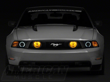 Raxiom Fog Lights; Yellow (05-12 Mustang GT)