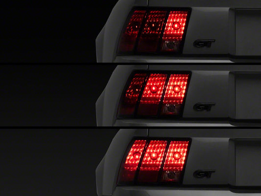 Raxiom Sequential Tail Light Kit; Plug-and-Play Harness (96-04 Mustang, Excluding 99-01 Cobra)