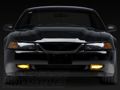Raxiom Fog Lights; Yellow (99-04 Mustang, Excluding Cobra)