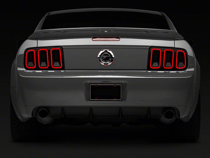 Raxiom Gen5 Tail Lights; Black Housing; Smoked Lens (05-09 Mustang)