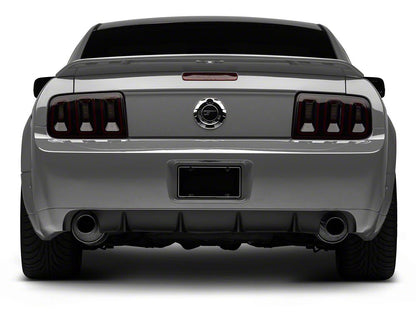 Raxiom Gen5 Tail Lights; Black Housing; Smoked Lens (05-09 Mustang)