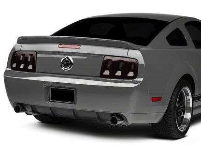 Raxiom Gen5 Tail Lights; Black Housing; Smoked Lens (05-09 Mustang)