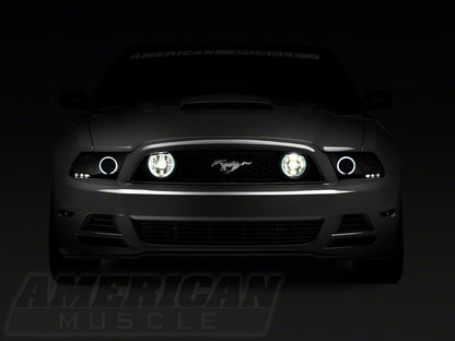 Raxiom CCFL Halo Fog Lights; Chrome (13-14 Mustang GT)