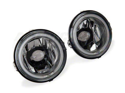 Raxiom CCFL Halo Fog Lights; Chrome (13-14 Mustang GT)