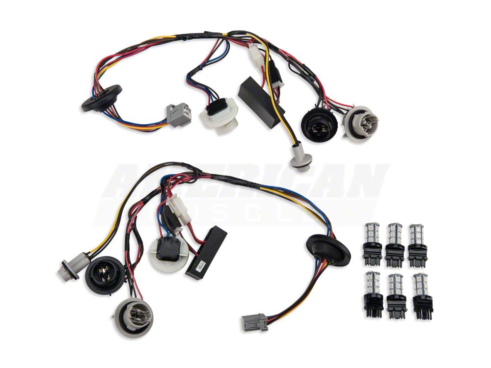 Raxiom LED Sequential Tail Light Kit; Plug-and-Play (05-09 Mustang)