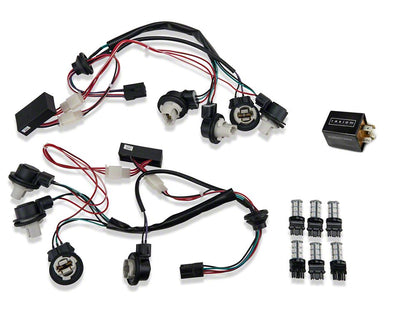 Raxiom LED Sequential Tail Light Kit; Plug-and-Play (96-04 Mustang, Excluding 99-01 Cobra)