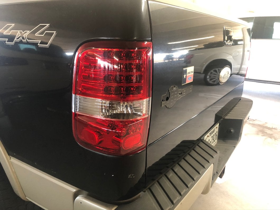 Raxiom LED Tail Lights; Chrome Housing; Red/Clear Lens (04-08 F-150 Styleside)