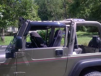 Raxiom 50-Inch LED Light Bar Windshield Mount (97-06 Jeep Wrangler TJ)