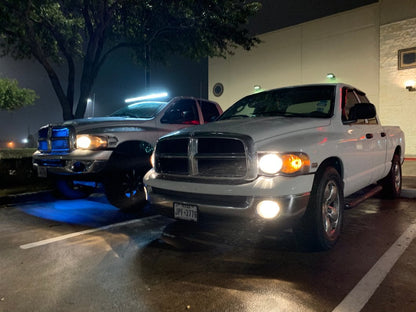 Raxiom Crystal Headlights; Black Housing; Clear Lens (02-05 RAM 1500)