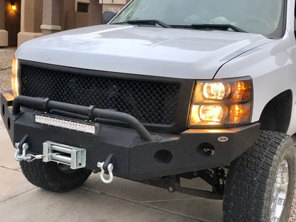 Raxiom Euro Headlights; Black Housing; Clear Lens (07-13 Silverado 1500)