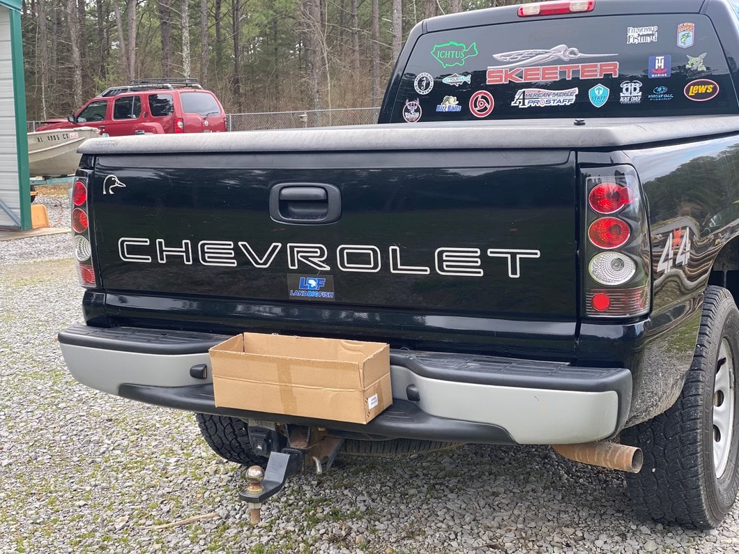 Raxiom Axial Series Tail Lights; Black Housing; Clear Lens (03-06 Silverado 1500 Fleetside)