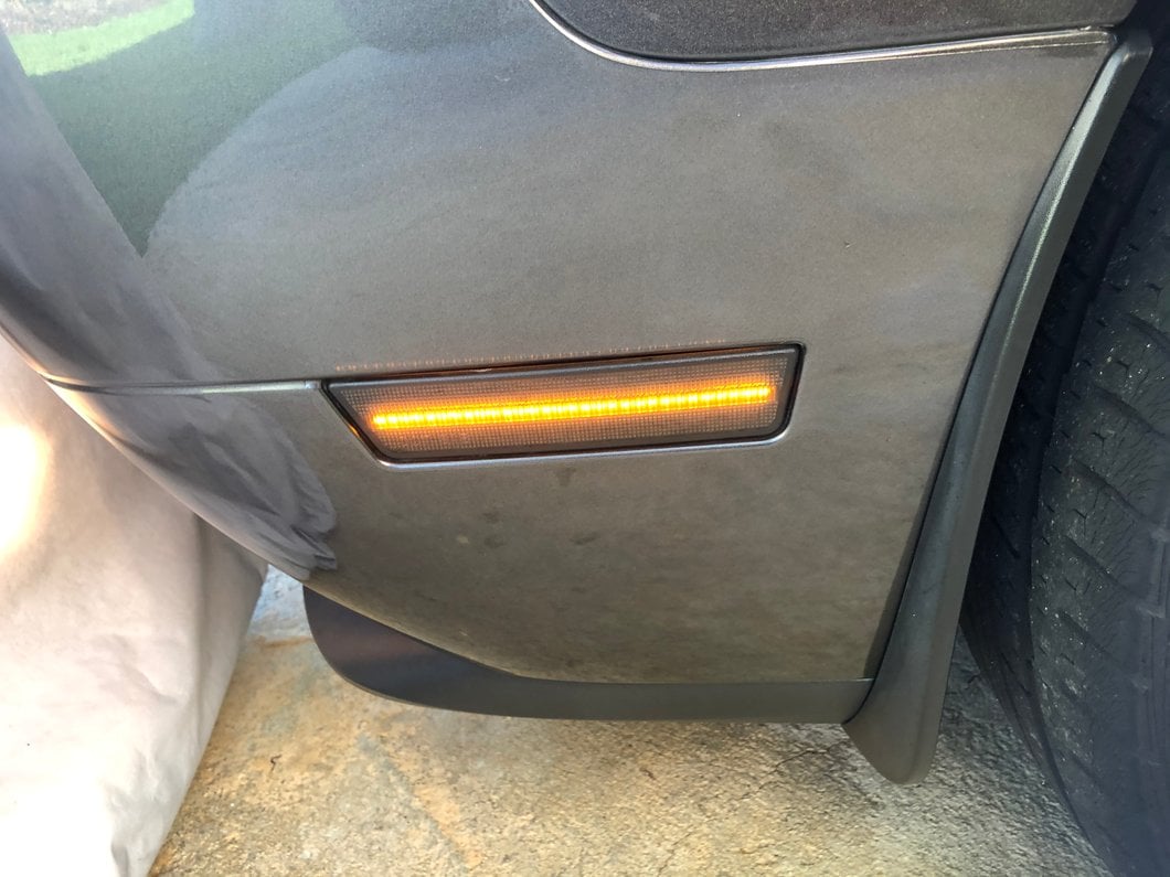 Raxiom Axial Series LED Side Marker Lights; Smoked (08-14 Challenger)