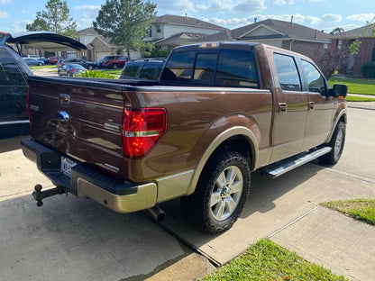 Raxiom Tail Lights; Chrome Housing; Red/Clear Lens (09-14 F-150 Styleside)