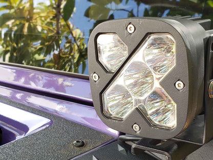 Raxiom 3-Inch Square High-Powered LED Light (Universal; Some Adaptation May Be Required)