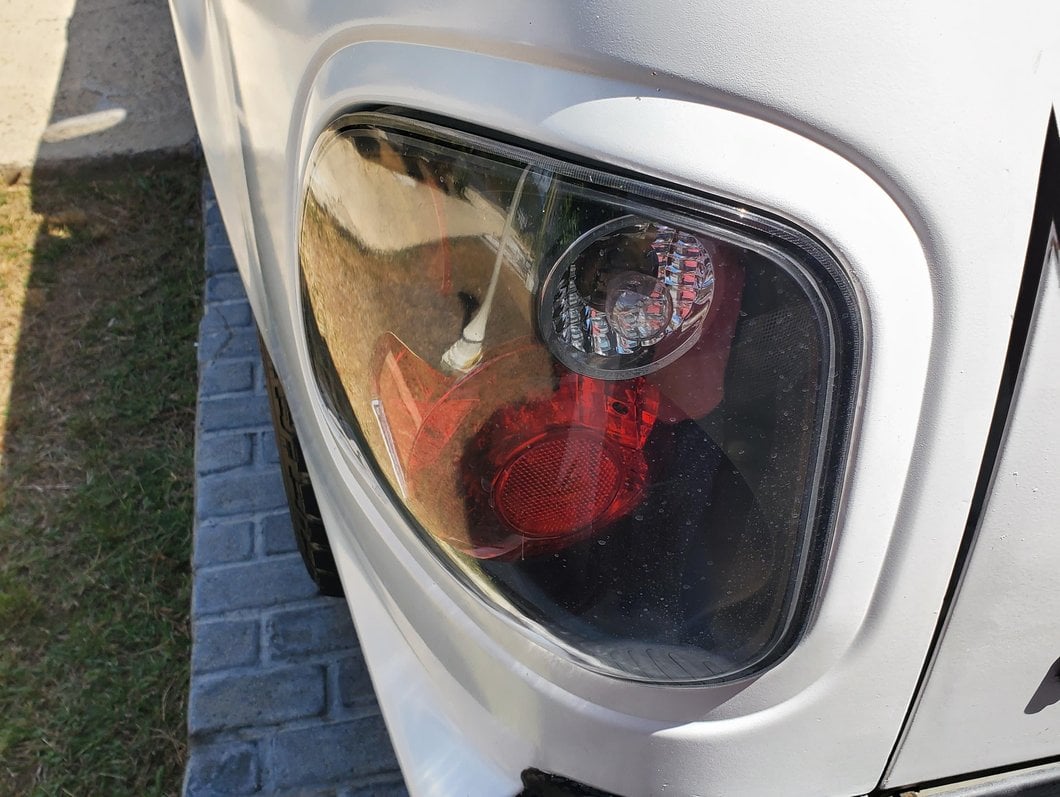 Raxiom Axial Series Version 2 Tail Lights; Black Housing; Clear Lens (01-03 F-150 Flareside)