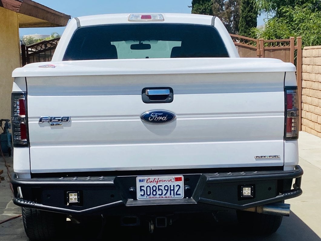 Raxiom LED Tail Lights; Black Housing; Smoked Lens (09-14 F-150 Styleside)