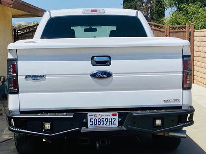 Raxiom LED Tail Lights; Black Housing; Smoked Lens (09-14 F-150 Styleside)