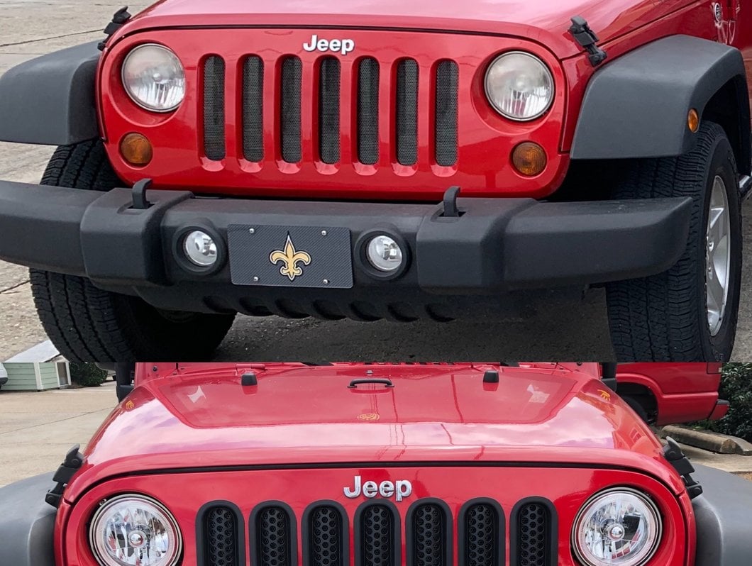 Raxiom LED Halo Headlights; Chrome Housing; Clear Lens (07-18 Jeep Wrangler JK)