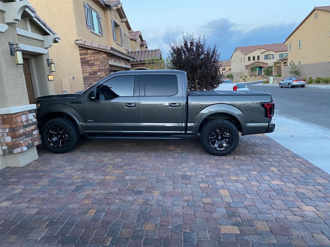 Raxiom LED Tail Lights; Black Housing; Smoked Lens (15-17 F-150 w/ Factory Halogen Non-BLIS Tail Lights)