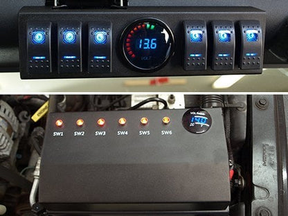 Raxiom Control Box with Switch Panel (07-18 Jeep Wrangler JK)