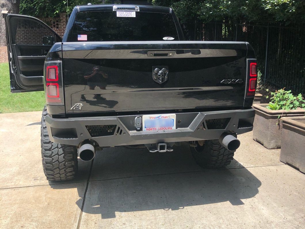 Raxiom LED Tail Lights; Black Housing; Light Smoked Lens (09-18 RAM 1500 w/ Factory Halogen Tail Lights)