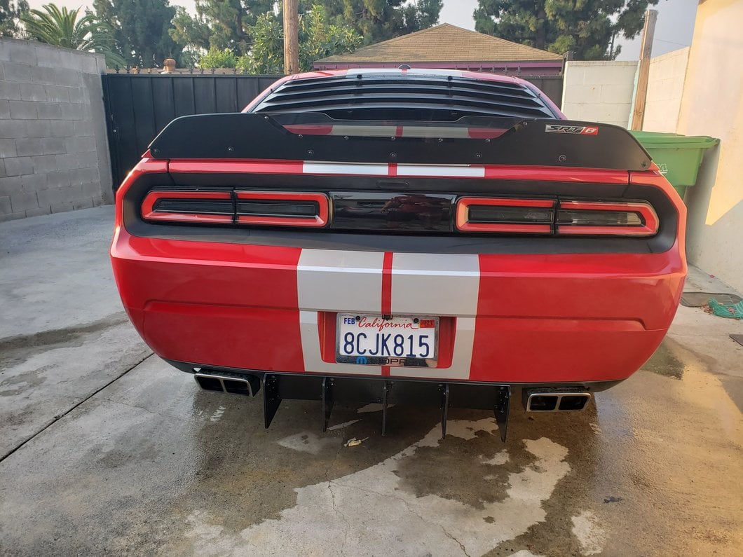 Raxiom LED Tail Lights; Black Housing; Smoked Lens (08-14 Challenger)