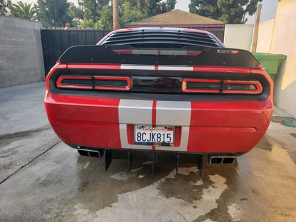 Raxiom LED Tail Lights; Black Housing; Smoked Lens (08-14 Challenger)