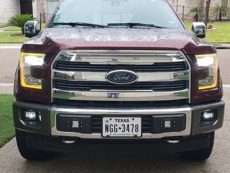 Raxiom Axial Series LED Fog Lights with Integrated Turn Signals (15-20 F-150, Excluding Raptor)