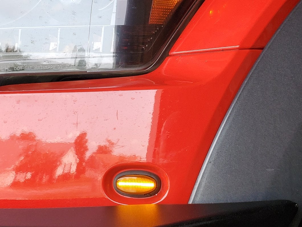 Raxiom Axial Series LED Front Fender Flare Lights; Smoked (10-20 F-150 Raptor)