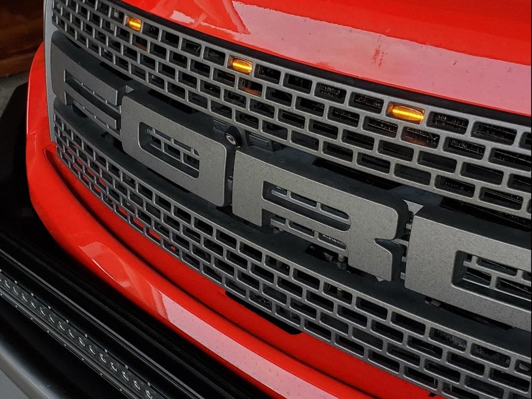 Raxiom Axial Series LED Grille Lights; Smoked (10-20 F-150 Raptor)