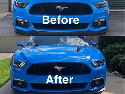 Raxiom Axial Series LED Sequential Turn Signals; Smoked (15-17 Mustang)