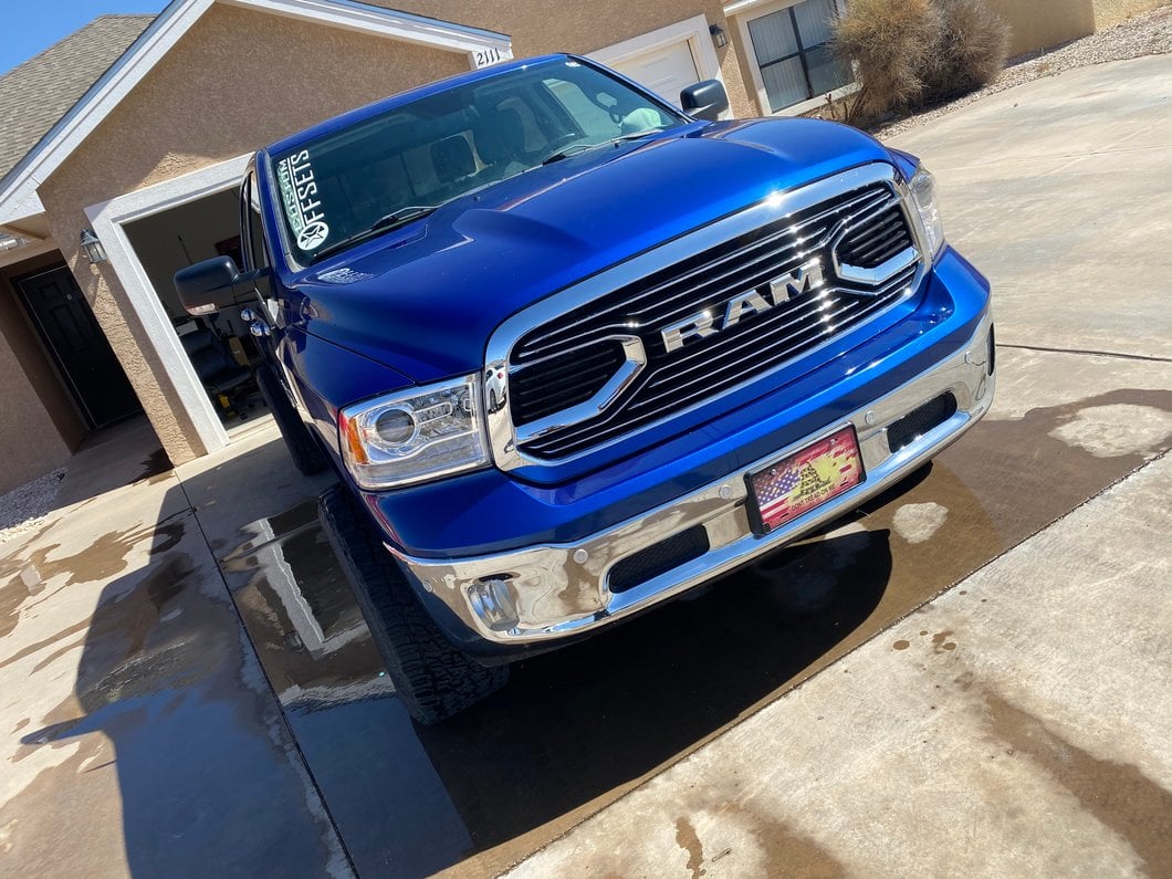 Raxiom LED Halo Headlights with Switchback Turn Signals; Chrome Housing; Clear Lens (09-18 RAM 1500 w/ Factory Halogen Non-Projector Headlights)