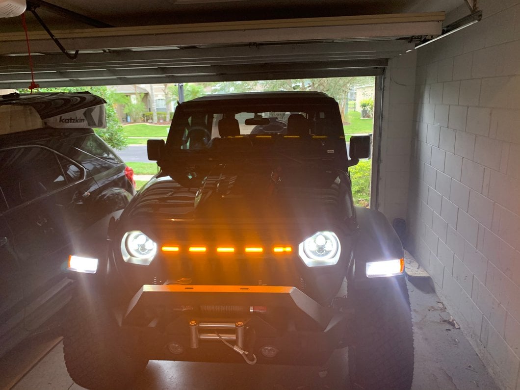 Raxiom Axial Series Dual Color LED Front Turn Signal Light Bulbs; 7443 (18-25 Jeep Wrangler JL Sport)