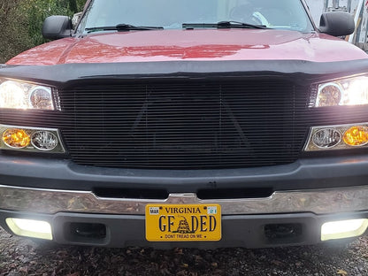 Raxiom Axial Series Crystal Turn Signal and Parking Lights; Chrome (03-06 Silverado 1500)