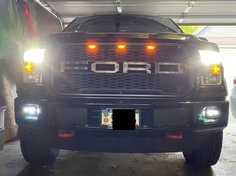 Raxiom Axial Series LED Fog Lights with Integrated Turn Signals (15-20 F-150, Excluding Raptor)