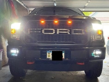 Raxiom Axial Series LED Fog Lights with Integrated Turn Signals (15-20 F-150, Excluding Raptor)