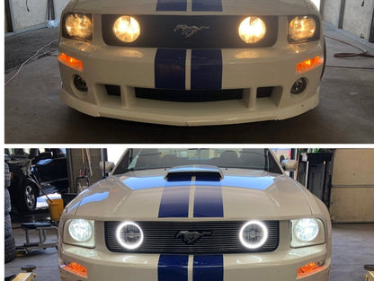 Raxiom Axial Series LED Halo Fog Lights (05-09 Mustang GT)