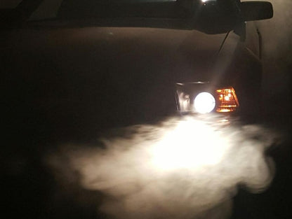 Raxiom 2010 Style LED Halo Headlights; Black Housing; Clear Lens (05-09 Mustang w/ Factory Halogen Headlights, Excluding GT500)