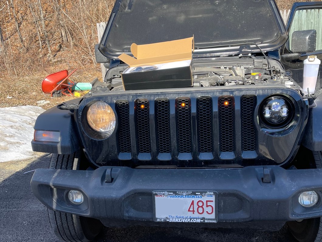 Raxiom Axial Series 7-Inch LED Daymaker Headlights with Headlight Adapter; Black Housing; Clear Lens (18-25 Jeep Wrangler JL)