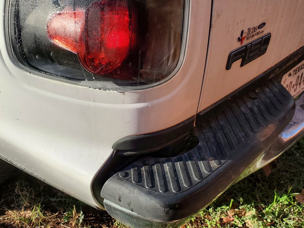 Raxiom Axial Series Version 2 Tail Lights; Black Housing; Clear Lens (01-03 F-150 Flareside)