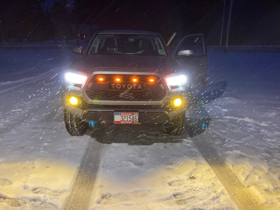 Raxiom Axial Series 6000K LED Headlight Bulbs; Low Beam; H11 (16-23 Tacoma)