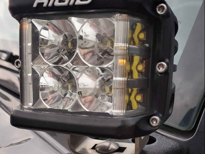 Raxiom Windshield Mounted Light Brackets (07-18 Jeep Wrangler JK)