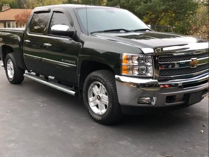 Raxiom Euro Headlights; Black Housing; Clear Lens (07-13 Silverado 1500)