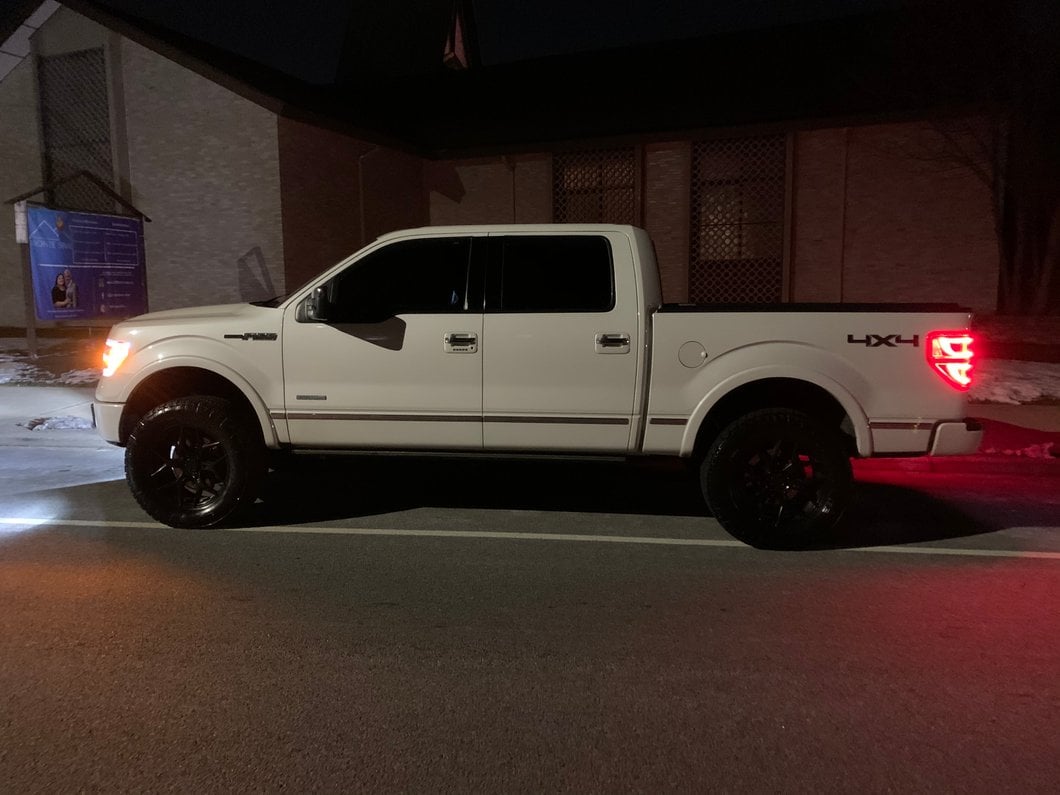 Raxiom G2 LED Tail Lights; Chrome Housing; Red/Clear Lens (09-14 F-150 Styleside)