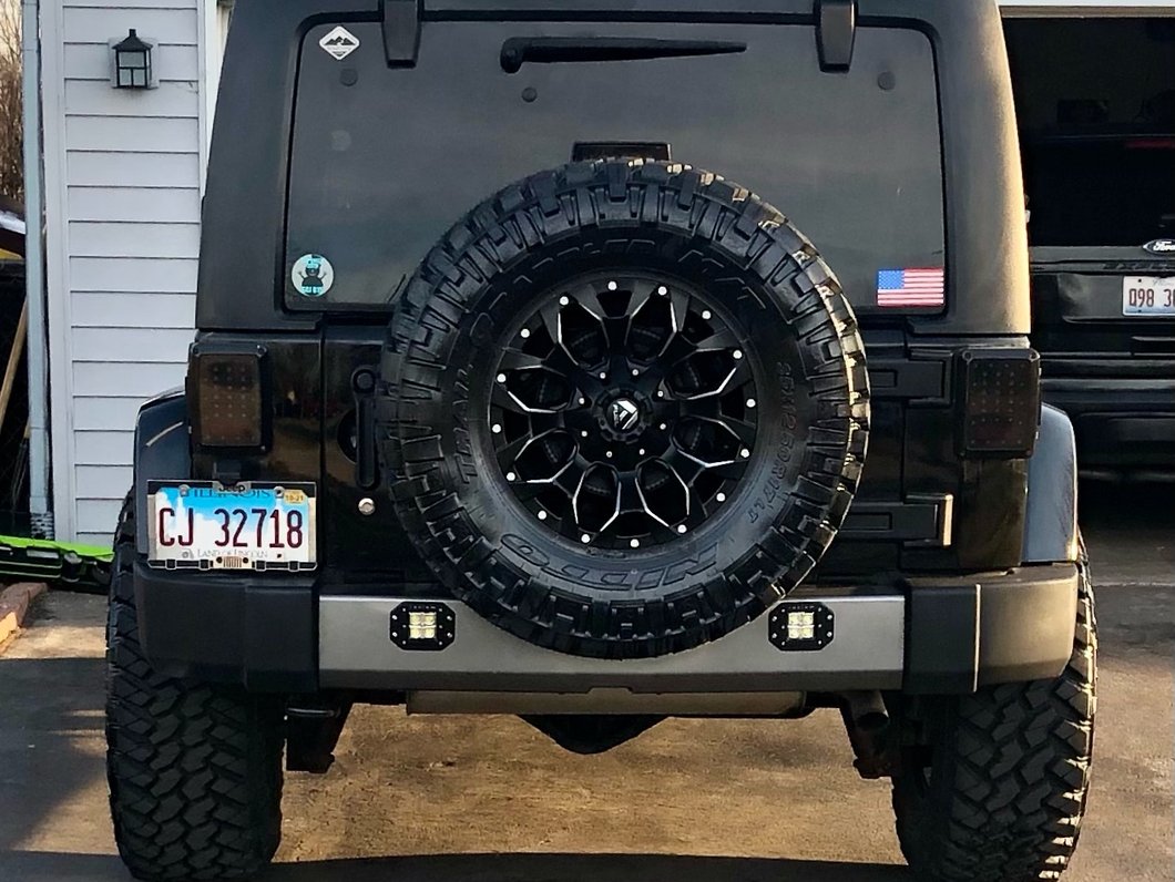 Raxiom 3-Inch Flush Mount 4-LED Off Road Light; Flood Beam (Universal; Some Adaptation May Be Required)