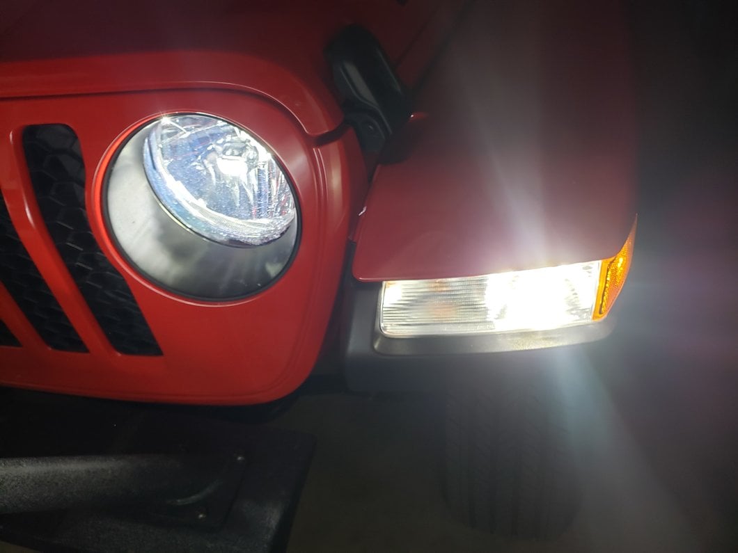 Raxiom Axial Series Dual Color LED Front Turn Signal Light Bulbs; 7443 (20-25 Jeep Gladiator JT Sport)