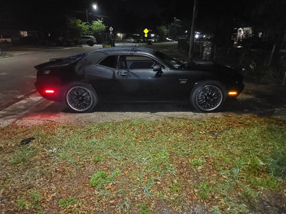 Raxiom Axial Series LED Side Marker Lights; Smoked (08-14 Challenger)