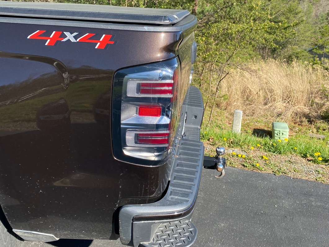 Raxiom LED Tail Lights with Sequential Turn Signals; Chrome Housing; Smoked Lens (14-18 Silverado 1500 w/ Factory Halogen Tail Lights)