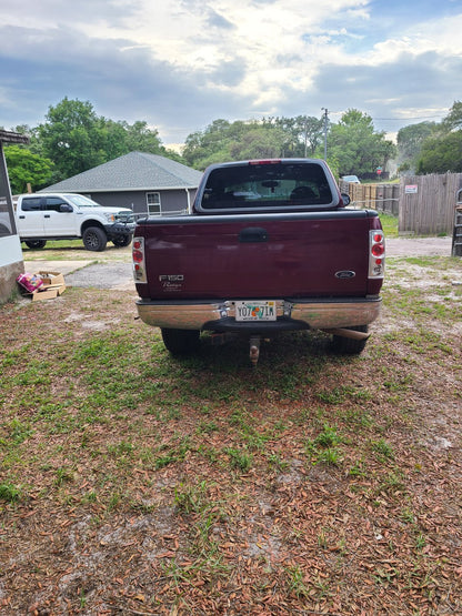 Raxiom Axial Series Version 2 Tail Lights; Chrome Housing; Red/Clear Lens (97-03 F-150 Styleside)
